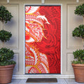 Dolphins Door Cover Polynesian Tribal Tattoo Pacific Sport Art