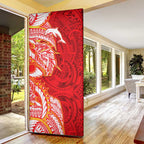 Dolphins Door Cover Polynesian Tribal Tattoo Pacific Sport Art