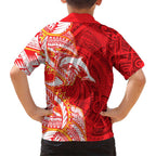 Dolphins Hawaiian Shirt Polynesian Tribal Tattoo Pacific Sport Art