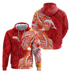 Dolphins Hoodie Polynesian Tribal Tattoo Pacific Sport Art