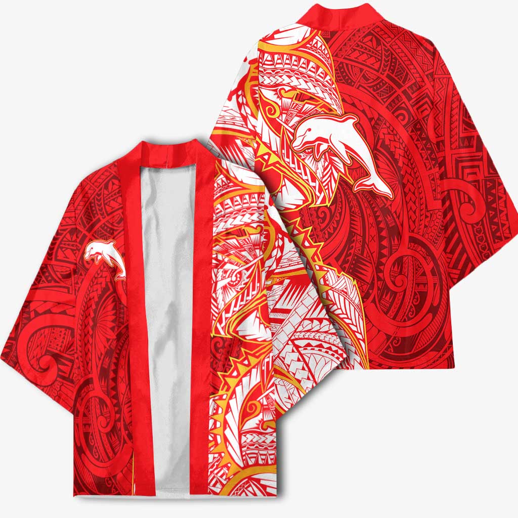 Dolphins Kimono Polynesian Tribal Tattoo Pacific Sport Art