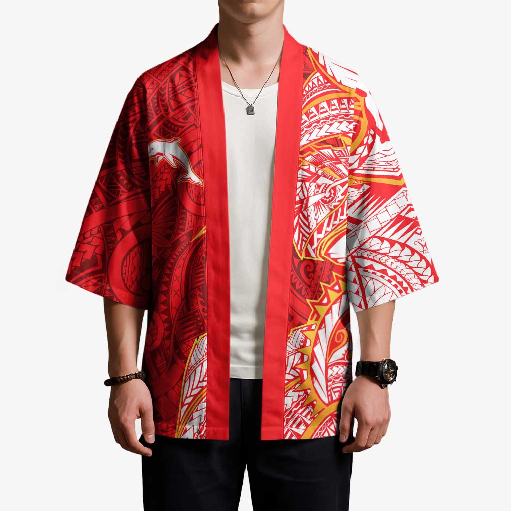 Dolphins Kimono Polynesian Tribal Tattoo Pacific Sport Art
