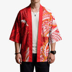 Dolphins Kimono Polynesian Tribal Tattoo Pacific Sport Art