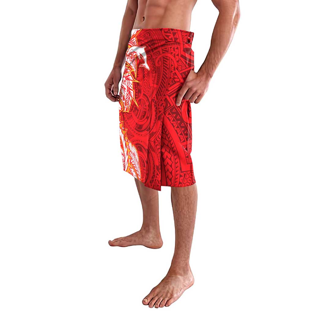 Dolphins Lavalava Polynesian Tribal Tattoo Pacific Sport Art