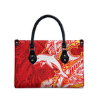 Dolphins Leather Bag Polynesian Tribal Tattoo Pacific Sport Art