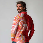 Dolphins Long Sleeve Polo Shirt Polynesian Tribal Tattoo Pacific Sport Art