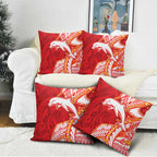 Dolphins Pillow Cover Polynesian Tribal Tattoo Pacific Sport Art