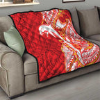 Dolphins Quilt Polynesian Tribal Tattoo Pacific Sport Art