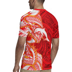 Dolphins Rugby Jersey Polynesian Tribal Tattoo Pacific Sport Art