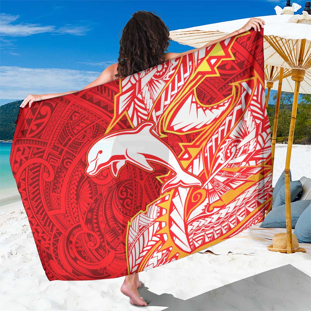 Dolphins Sarong Polynesian Tribal Tattoo Pacific Sport Art