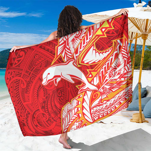 Dolphins Sarong Polynesian Tribal Tattoo Pacific Sport Art