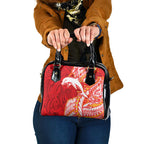 Dolphins Shoulder Handbag Polynesian Tribal Tattoo Pacific Sport Art