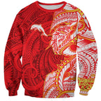 Dolphins Sweatshirt Polynesian Tribal Tattoo Pacific Sport Art