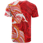 Dolphins T Shirt Polynesian Tribal Tattoo Pacific Sport Art