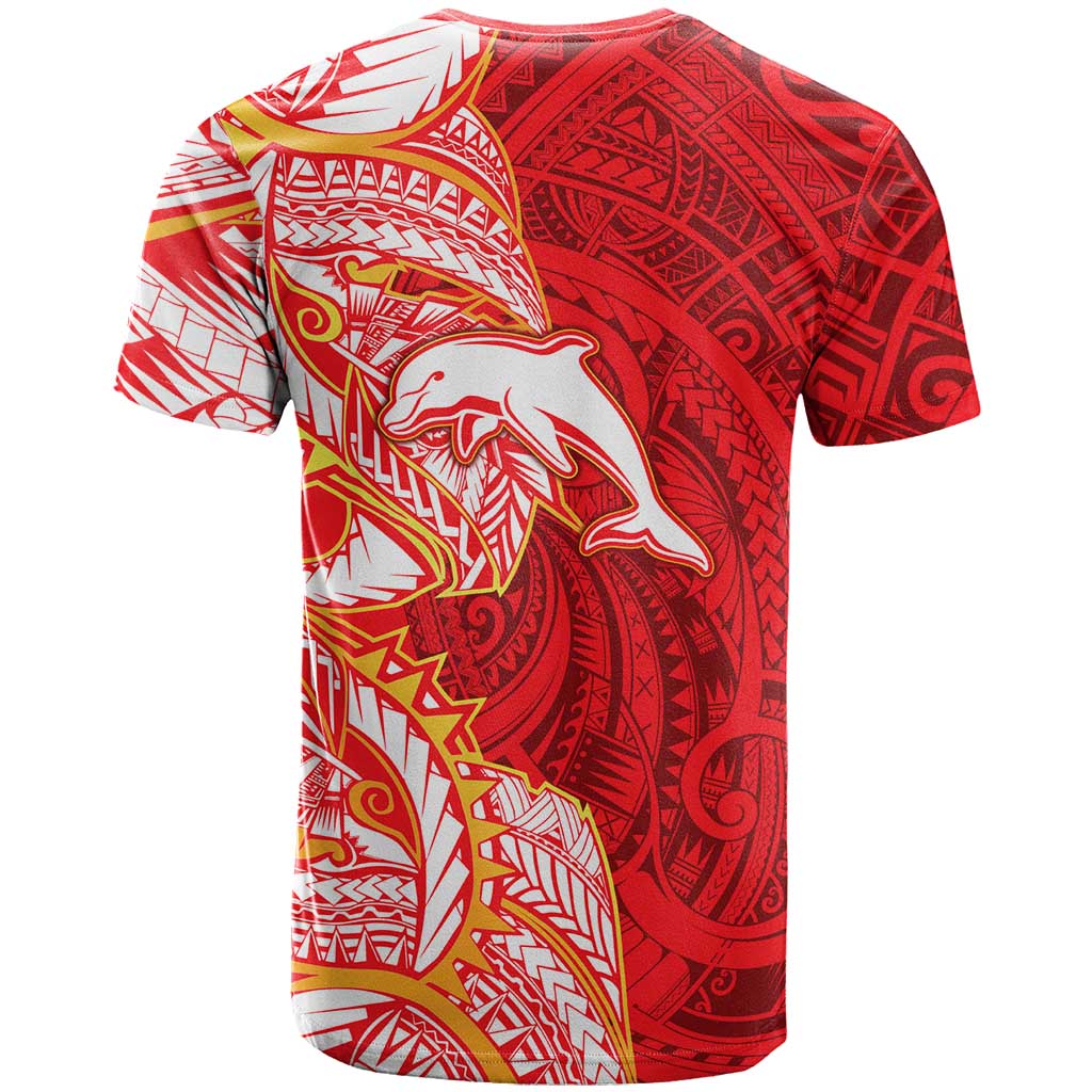 Dolphins T Shirt Polynesian Tribal Tattoo Pacific Sport Art