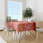 Dolphins Tablecloth Polynesian Tribal Tattoo Pacific Sport Art