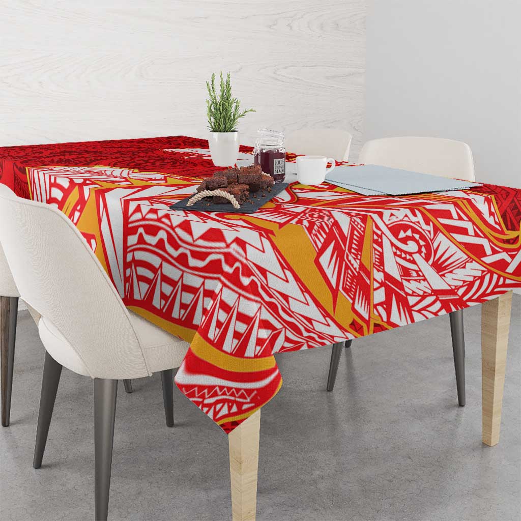 Dolphins Tablecloth Polynesian Tribal Tattoo Pacific Sport Art