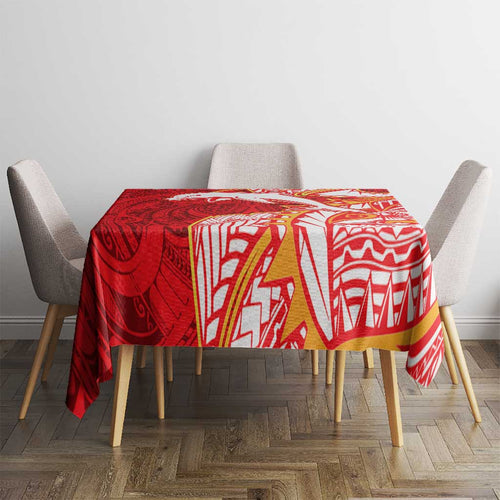 Dolphins Tablecloth Polynesian Tribal Tattoo Pacific Sport Art