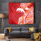 Dolphins Tapestry Polynesian Tribal Tattoo Pacific Sport Art