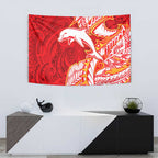 Dolphins Tapestry Polynesian Tribal Tattoo Pacific Sport Art