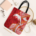 Dolphins Tote Bag Polynesian Tribal Tattoo Pacific Sport Art
