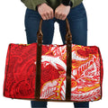 Dolphins Travel Bag Polynesian Tribal Tattoo Pacific Sport Art