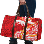 Dolphins Travel Bag Polynesian Tribal Tattoo Pacific Sport Art