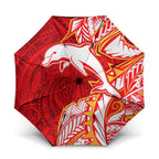 Dolphins Umbrella Polynesian Tribal Tattoo Pacific Sport Art