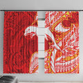Dolphins Window Curtain Polynesian Tribal Tattoo Pacific Sport Art