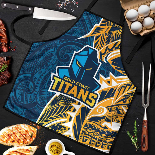 Gold Coast Titans Apron Polynesian Tribal Tattoo Pacific Sport Art