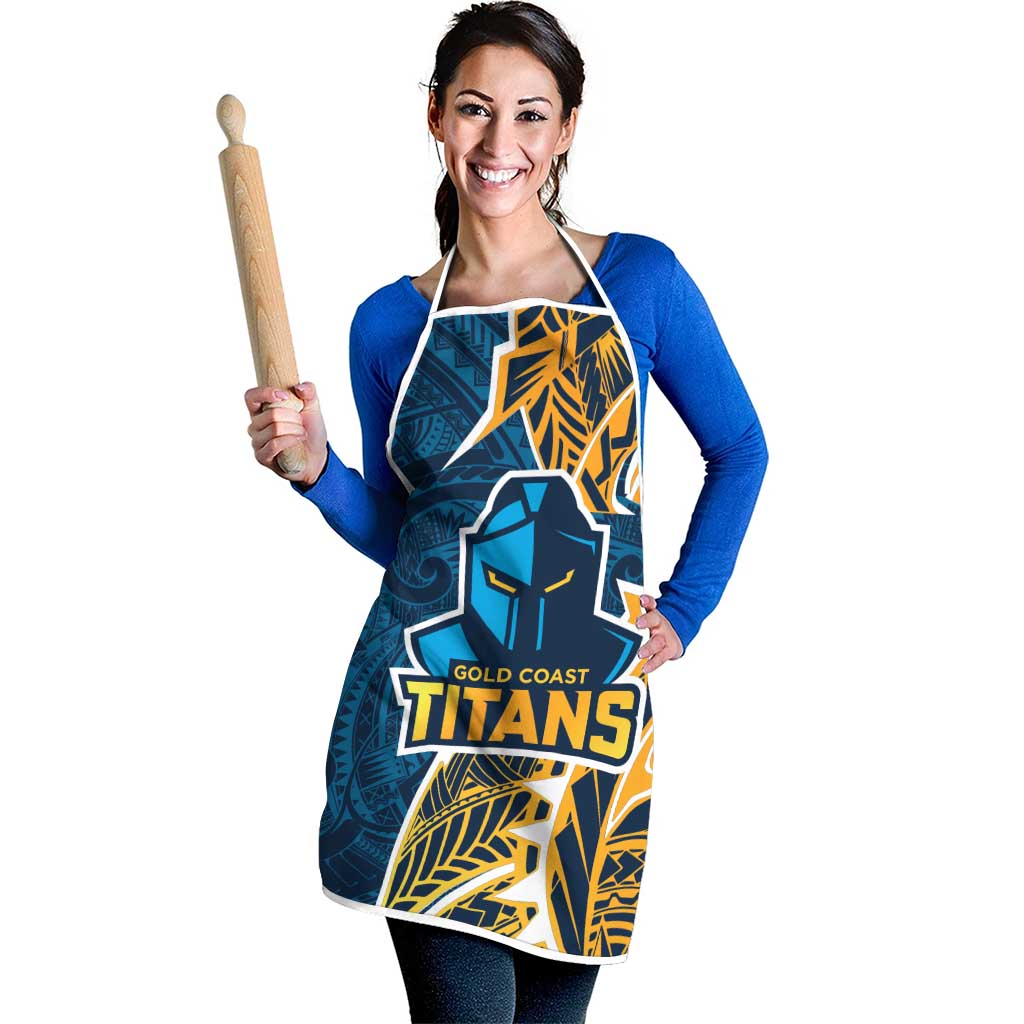 Gold Coast Titans Apron Polynesian Tribal Tattoo Pacific Sport Art