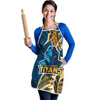 Gold Coast Titans Apron Polynesian Tribal Tattoo Pacific Sport Art