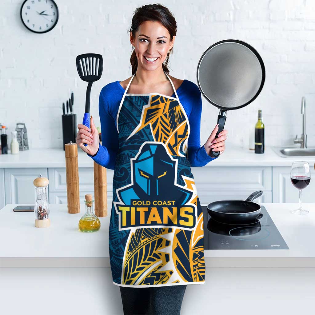 Gold Coast Titans Apron Polynesian Tribal Tattoo Pacific Sport Art
