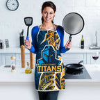 Gold Coast Titans Apron Polynesian Tribal Tattoo Pacific Sport Art