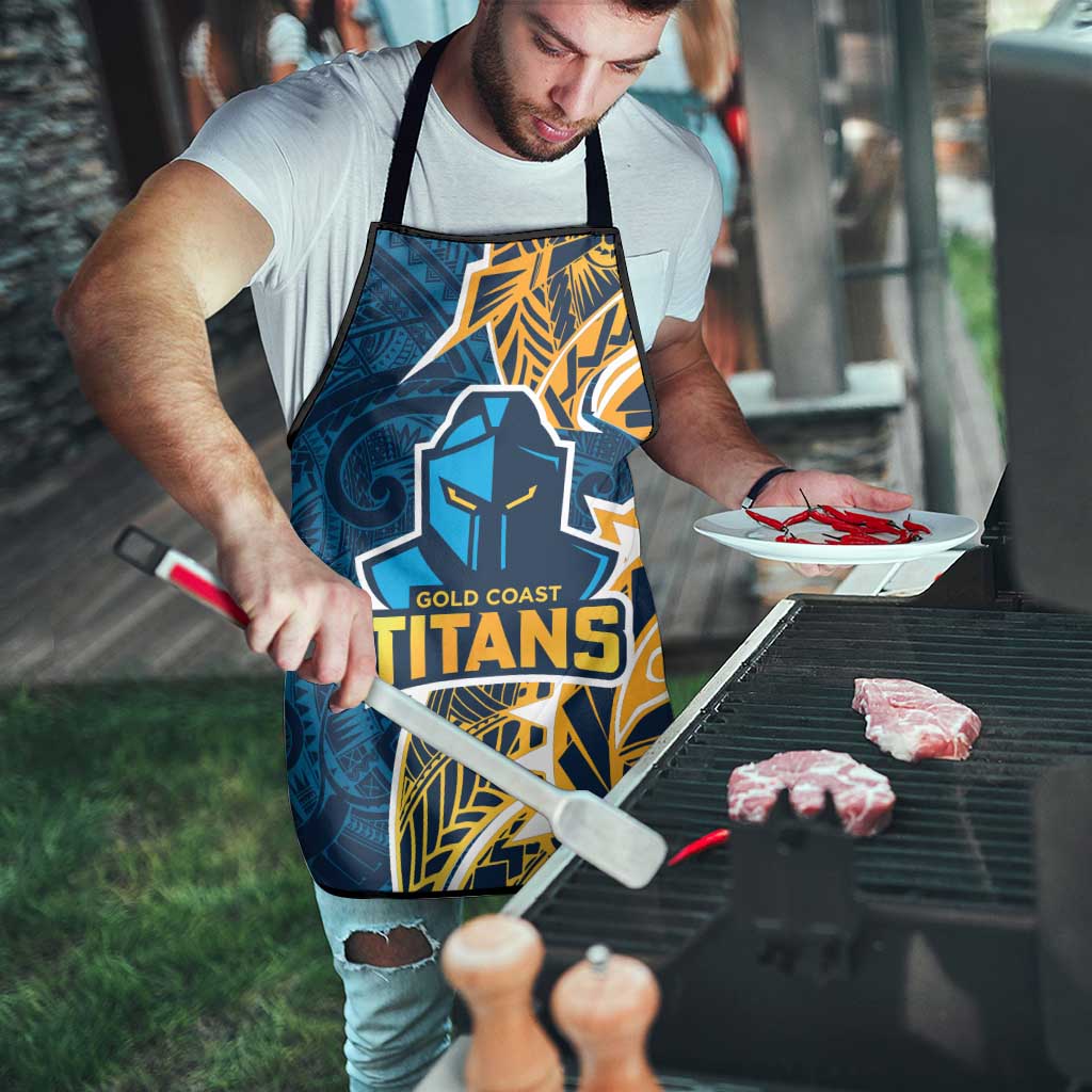 Gold Coast Titans Apron Polynesian Tribal Tattoo Pacific Sport Art