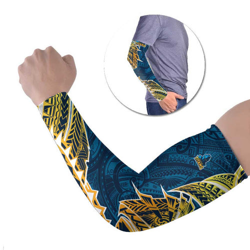 Gold Coast Titans Arm Sleeves Polynesian Tribal Tattoo Pacific Sport Art