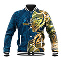Gold Coast Titans Baseball Jacket Polynesian Tribal Tattoo Pacific Sport Art