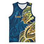 Gold Coast Titans Basketball Jersey Polynesian Tribal Tattoo Pacific Sport Art