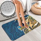 Gold Coast Titans Bathroom Set Polynesian Tribal Tattoo Pacific Sport Art