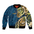 Gold Coast Titans Bomber Jacket Polynesian Tribal Tattoo Pacific Sport Art