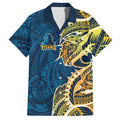Gold Coast Titans Hawaiian Shirt Polynesian Tribal Tattoo Pacific Sport Art