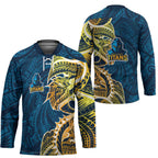Gold Coast Titans Hockey Jersey Polynesian Tribal Tattoo Pacific Sport Art