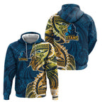 Gold Coast Titans Hoodie Polynesian Tribal Tattoo Pacific Sport Art