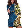 Gold Coast Titans Hoodie Dress Polynesian Tribal Tattoo Pacific Sport Art