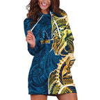 Gold Coast Titans Hoodie Dress Polynesian Tribal Tattoo Pacific Sport Art