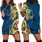 Gold Coast Titans Hoodie Dress Polynesian Tribal Tattoo Pacific Sport Art