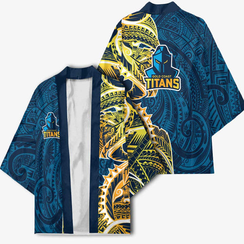 Gold Coast Titans Kimono Polynesian Tribal Tattoo Pacific Sport Art