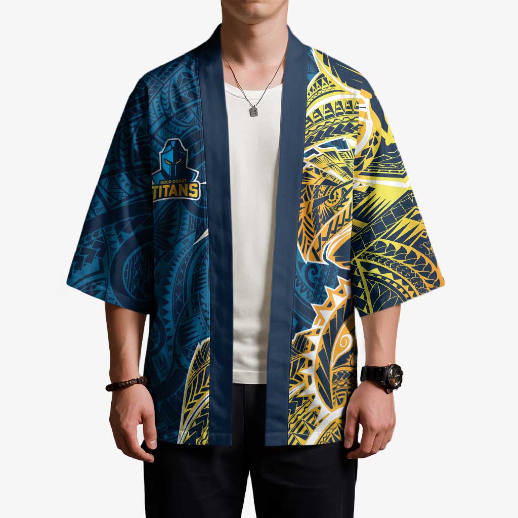 Gold Coast Titans Kimono Polynesian Tribal Tattoo Pacific Sport Art