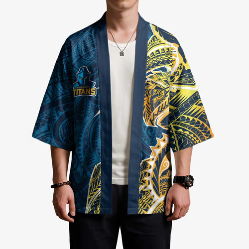 Gold Coast Titans Kimono Polynesian Tribal Tattoo Pacific Sport Art