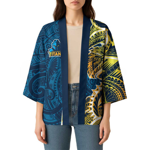 Gold Coast Titans Kimono Polynesian Tribal Tattoo Pacific Sport Art